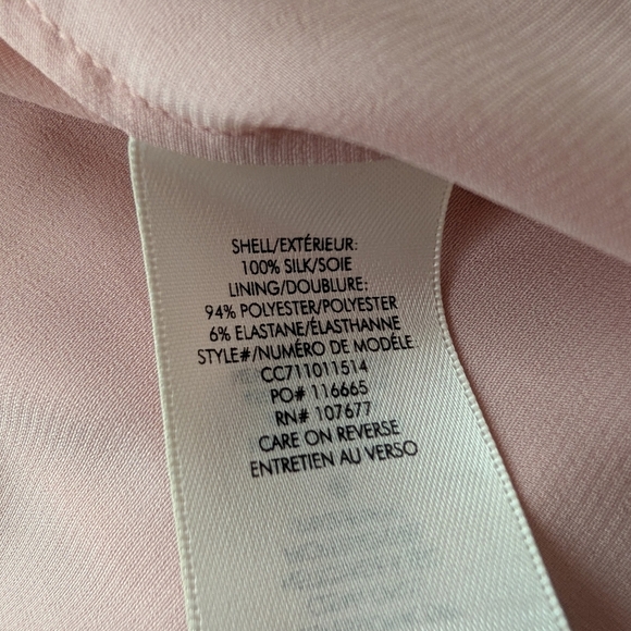 Alice + Olivia Nichola Cold Shoulder Ruffle Tiered Party Dress Blush Pink Size 8 - Picture 13 of 16